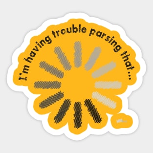 Trouble Parsing Sticker